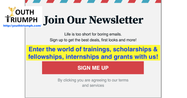 Join our newsletter_Youth Triumph_http://youthtriumph.com