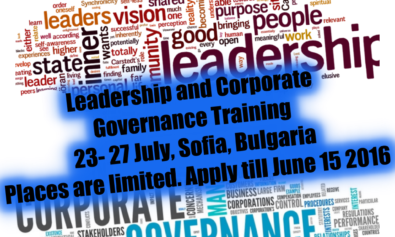 Leadership and Corporate Governance Training