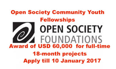 Open Society Community Youth Fellowships OSF big