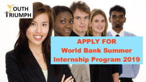 Youth_Triumph_World Bank Summer Internship 2019