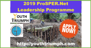 2019 PROSPER.NET LEADERSHIP PROGRAMME _Training_youthtriumph.com