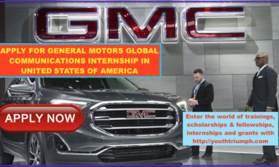 APPLY FOR GENERAL MOTORS GLOBAL COMMUNICATIONS INTERNSHIP IN UNITED STATES OF AMERICA_Global Communications - Intern - Bachelors - COM0001083_Internship_youthtriumph.com