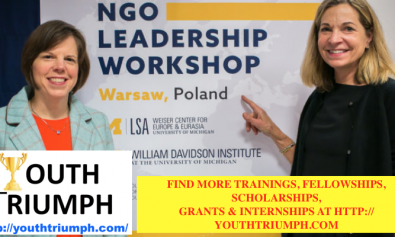 CALL FOR APPLICATIONS FOR THE NGO LEADERSHIP WORKSHOP