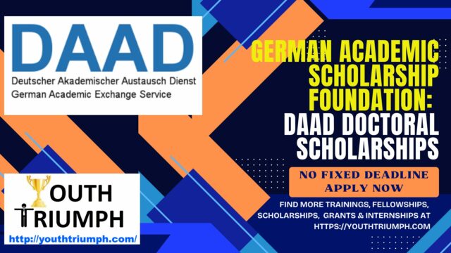 German Academic Scholarship Foundation_ DAAD Doctoral Scholarships_