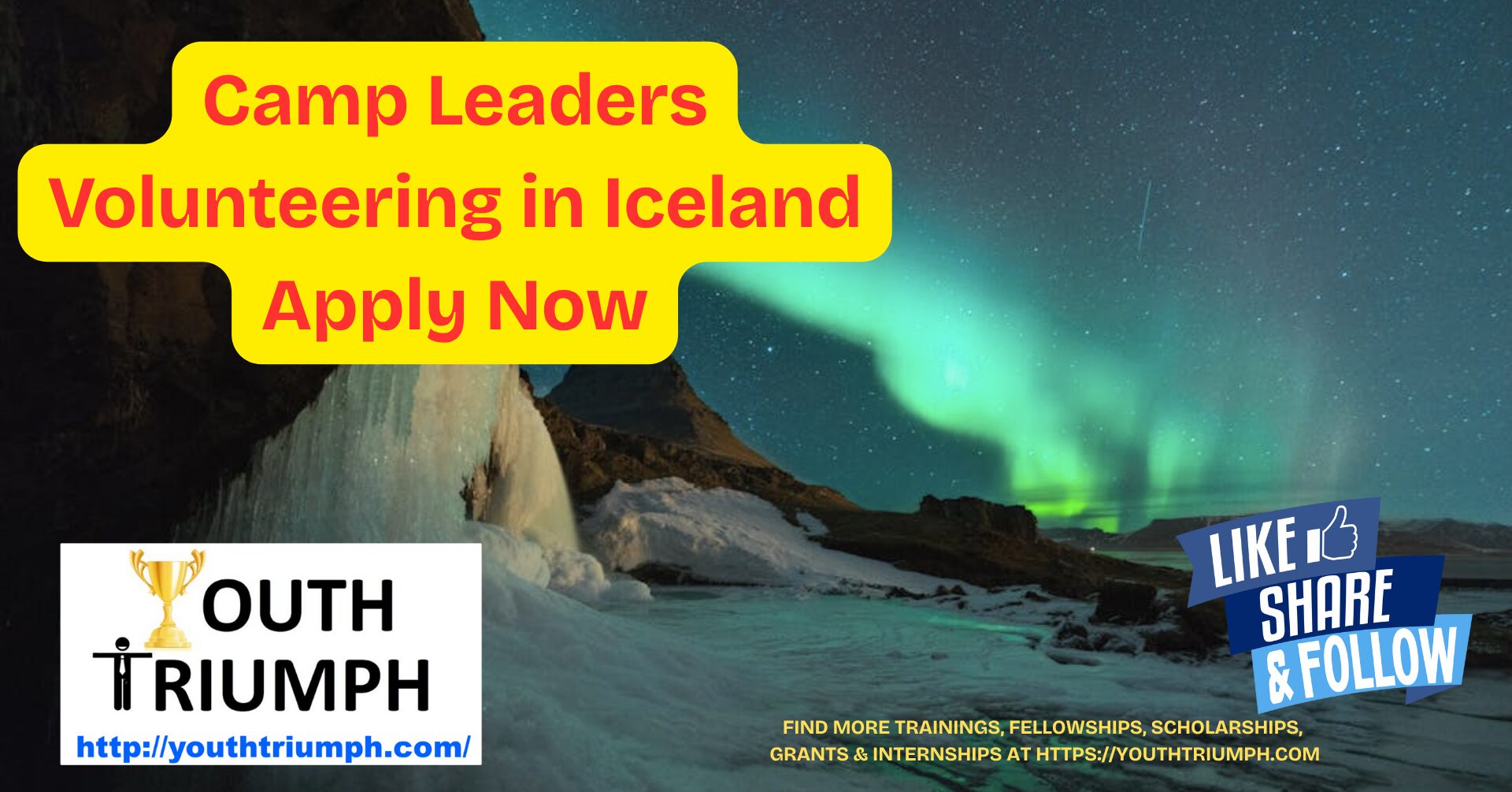 Camp Leaders Volunteering in Iceland
